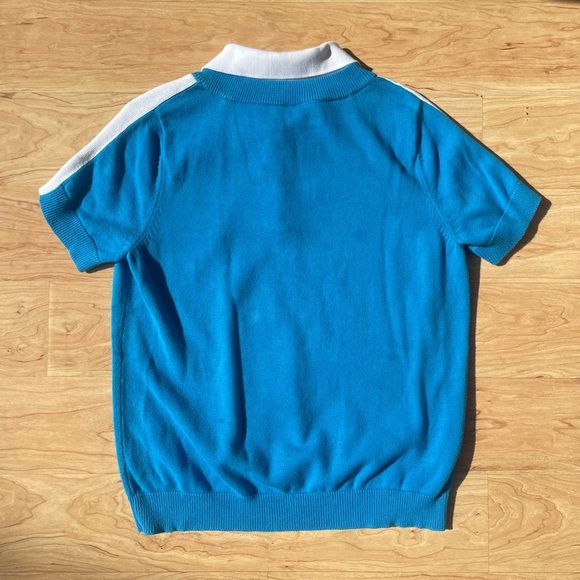 Vintage |L-RL Lauren Active| by Ralph Lauren Blue & White with Crest Labeled XL - Picture 3 of 7